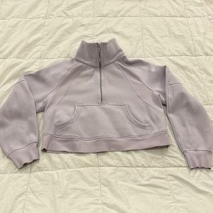 🍋Lululemon Scuba Oversized Funnel Neck Half-Zip- m/l - Lavender Dew